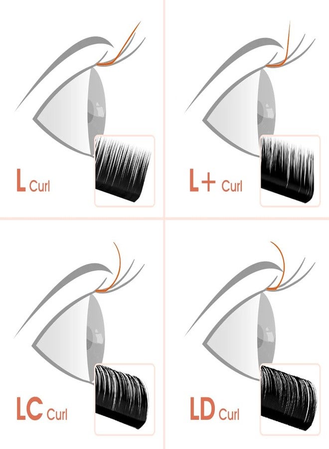 NATUHANA Classic Eyelash Extensions L Shaped Volume 0.07 L Curl Thickness 8-15mm,Matte Black Individual Eyelashes Tray Professional Supplies for Lash Techs(0.07-L,8-15 Mix) - Image 4